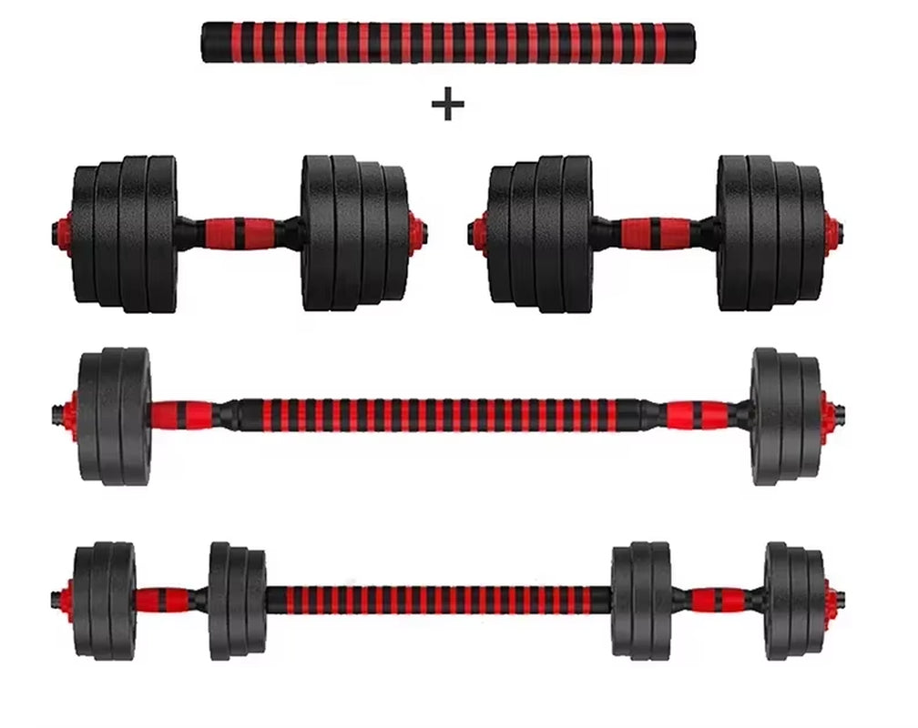 Adjustable Dumbbell Set with round Paint, Weight Lifting, Cheap Barbell, Sale, 20Kg, Hot Sale