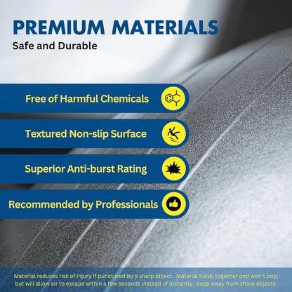 Probody Pilates Exercise Ball - Multiple Sizes Gym Grade Balance Ball for Fitness, Yoga, Workout, Pregnancy & Physical Therapy